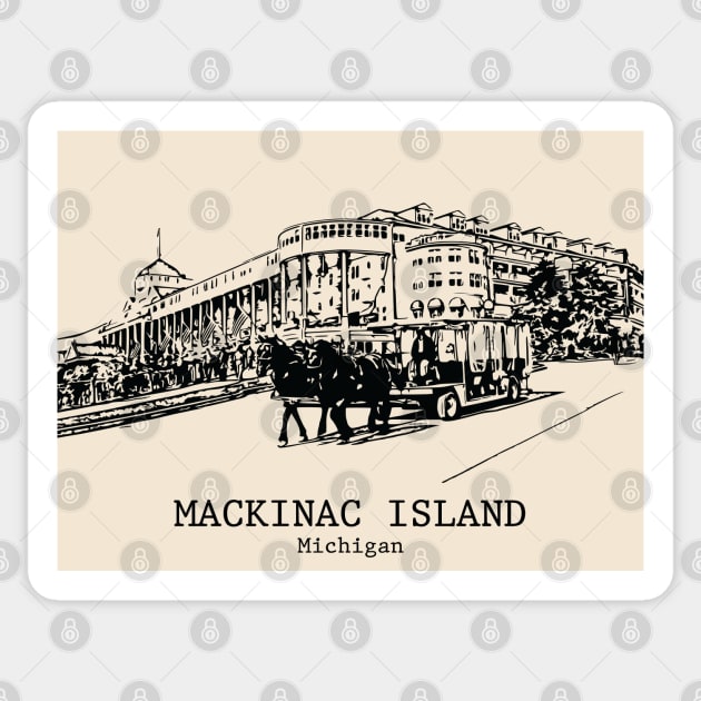 Mackinac Island Sticker by Lakeric